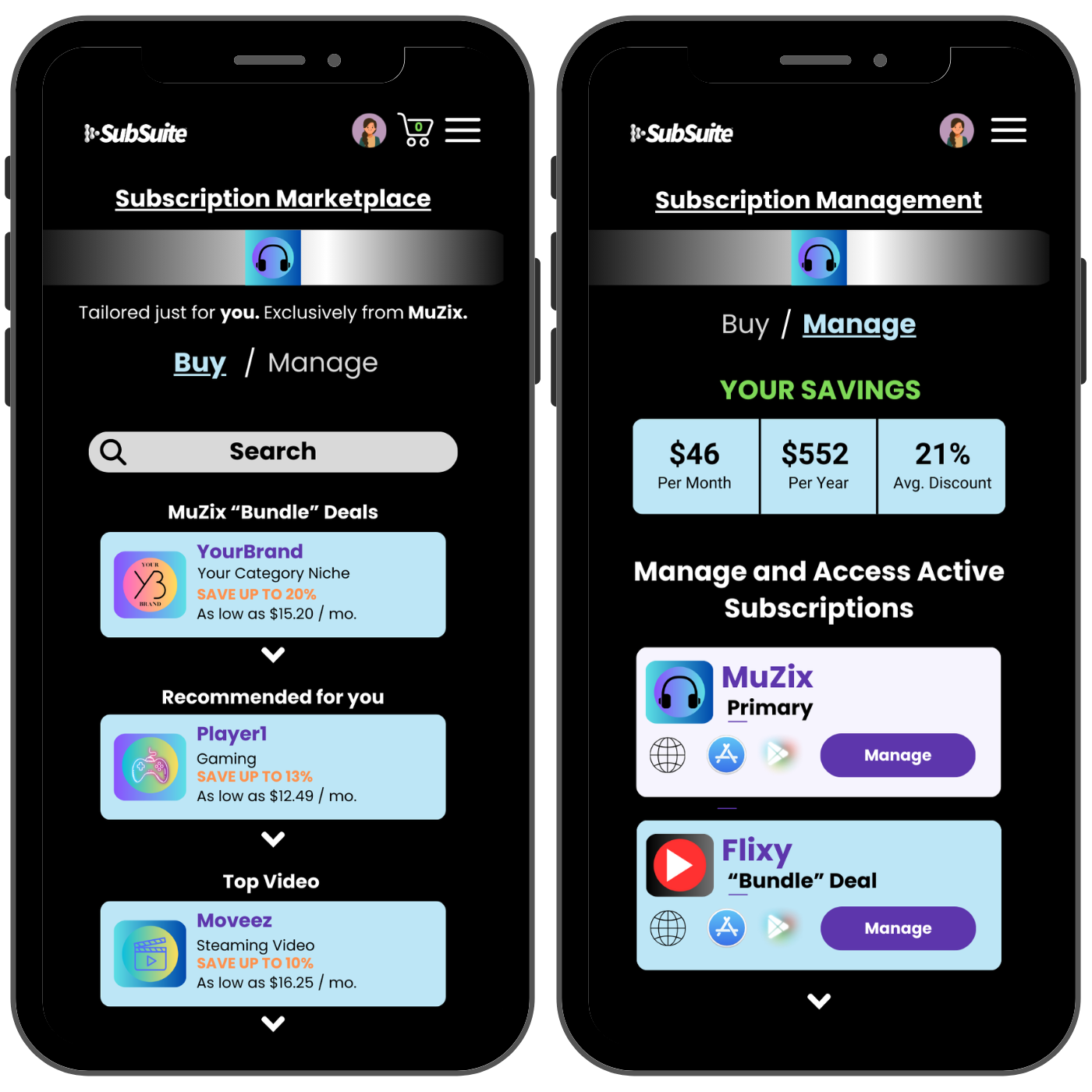 Subscribers love buying SubSuite for the rewards, stack and save offers and subscription management